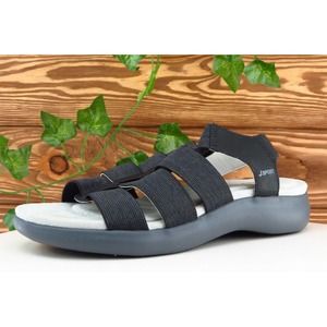 JSport‎ Size 6 M Black Sport Sandals Fabric Women Sandal Shoes